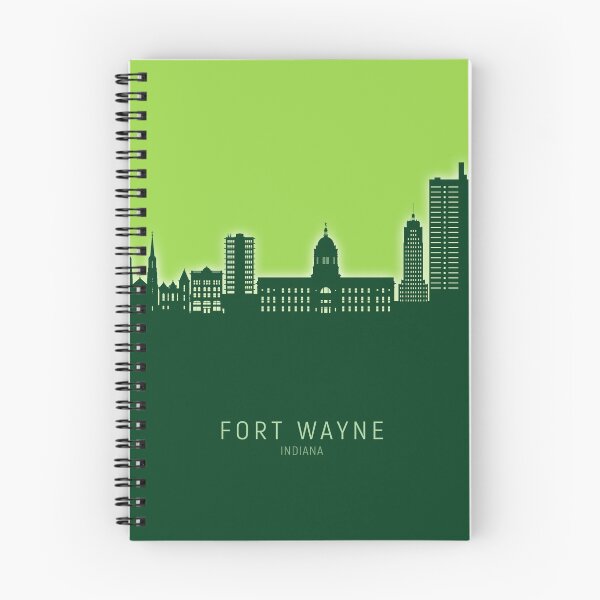 Item preview, Fort Wayne Indiana Skyline designed and sold by ArtPrints.