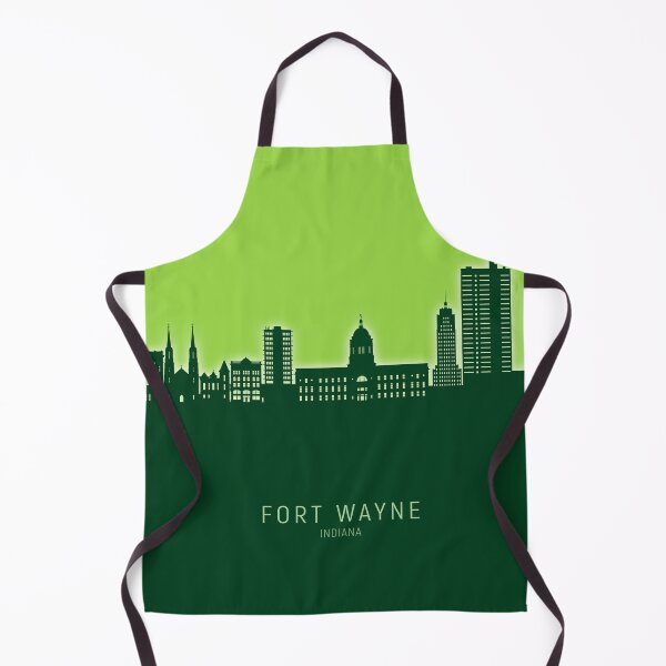 Item preview, Fort Wayne Indiana Skyline designed and sold by ArtPrints.