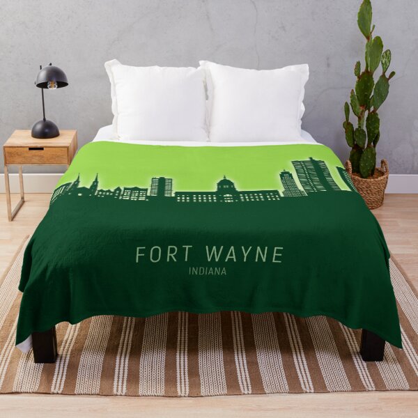 Item preview, Fort Wayne Indiana Skyline designed and sold by ArtPrints.