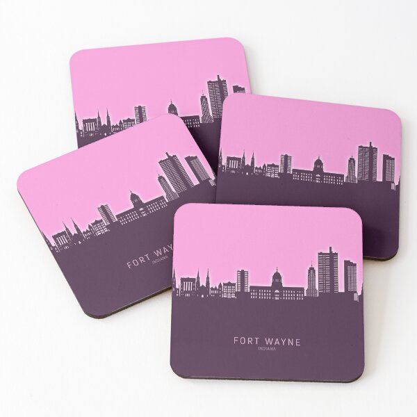 Artikelvorschau, Fort Wayne Indiana Skyline entworfen und verkauft von ArtPrints.