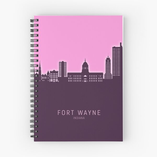 Item preview, Fort Wayne Indiana Skyline designed and sold by ArtPrints.