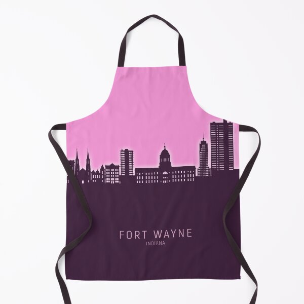 Item preview, Fort Wayne Indiana Skyline designed and sold by ArtPrints.