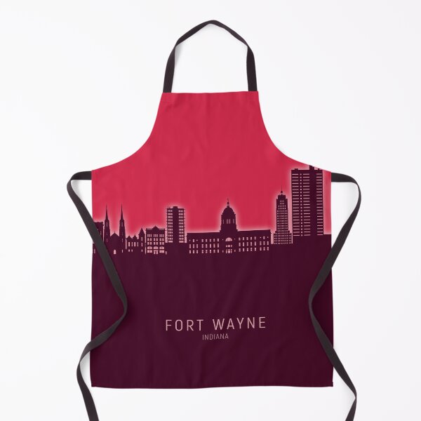 Item preview, Fort Wayne Indiana Skyline designed and sold by ArtPrints.