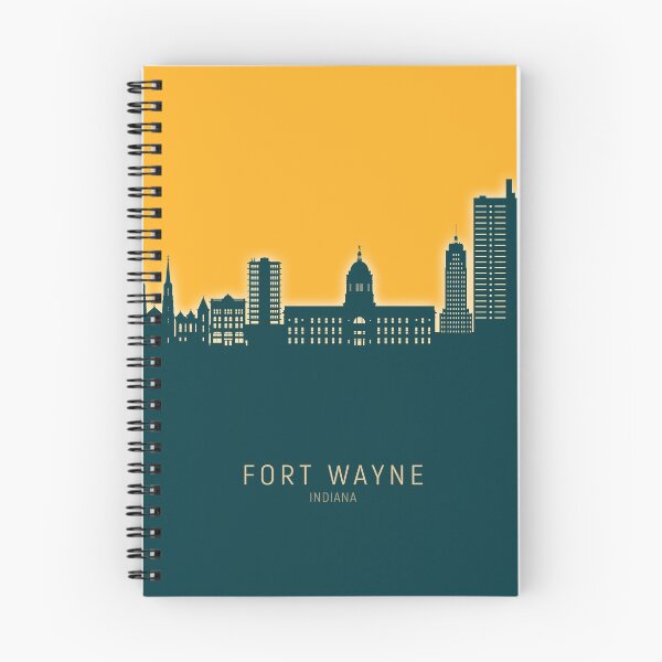 Item preview, Fort Wayne Indiana Skyline designed and sold by ArtPrints.