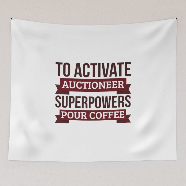 Item preview, Auctioneer gift, To Activate Auctioneer Superpowers Pour Coffee, Gift For Auctioneer Funny Coworker Boss Mug Gift designed and sold by Orange Pieces.