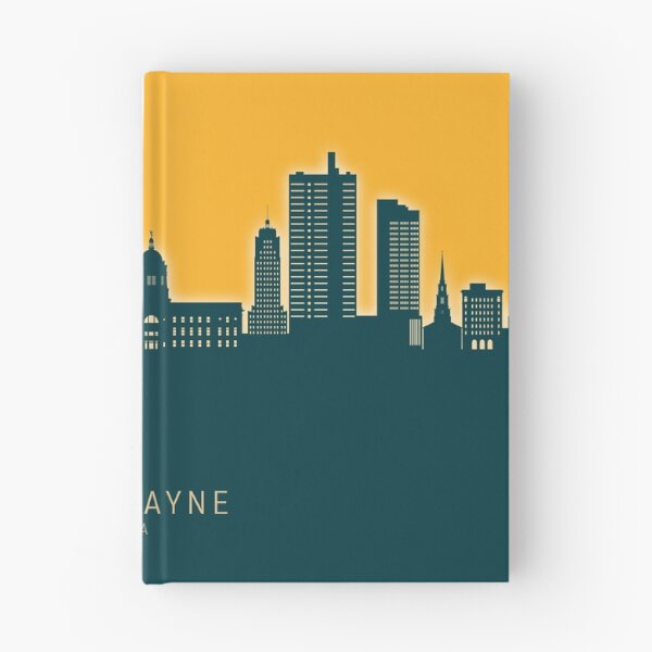 Item preview, Fort Wayne Indiana Skyline designed and sold by ArtPrints.