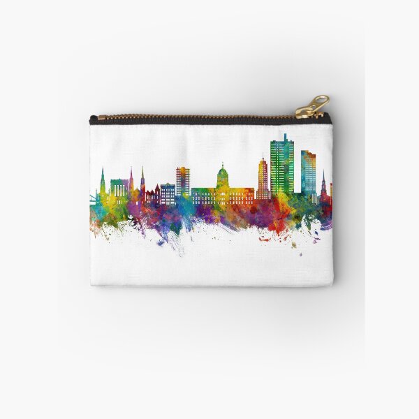 Item preview, Fort Wayne Indiana Skyline designed and sold by ArtPrints.