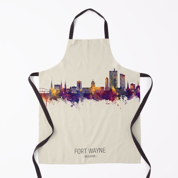 Item preview, Fort Wayne Indiana Skyline designed and sold by ArtPrints.