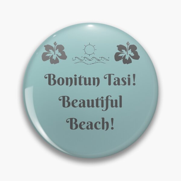 Item preview, Bonitun Tasi! Beautiful Beach! designed and sold by POSITIVE4EVA.