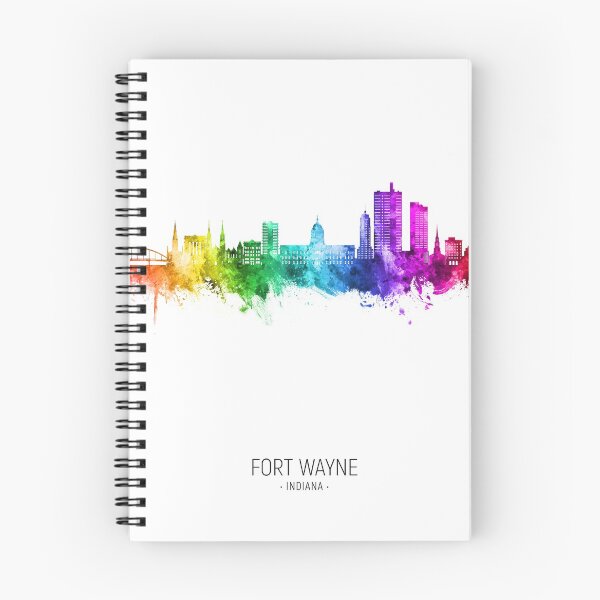 Artikelvorschau, Fort Wayne Indiana Skyline entworfen und verkauft von ArtPrints.