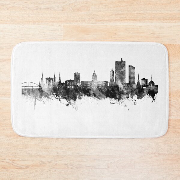 Item preview, Fort Wayne Indiana Skyline designed and sold by ArtPrints.