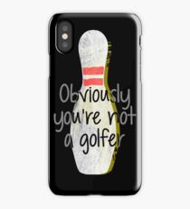 The Big Lebowski DUDE bowling art iPhone Case/Skin
