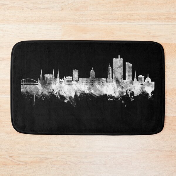 Item preview, Fort Wayne Indiana Skyline designed and sold by ArtPrints.