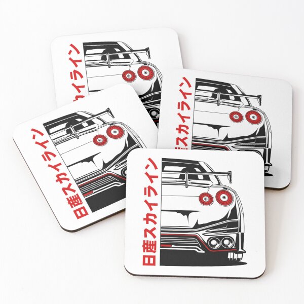 Aperçu de l'œuvre Nissan Gtr Nissan GTR R35 Noir Imprimer créée et vendue par KaAnsDesign.