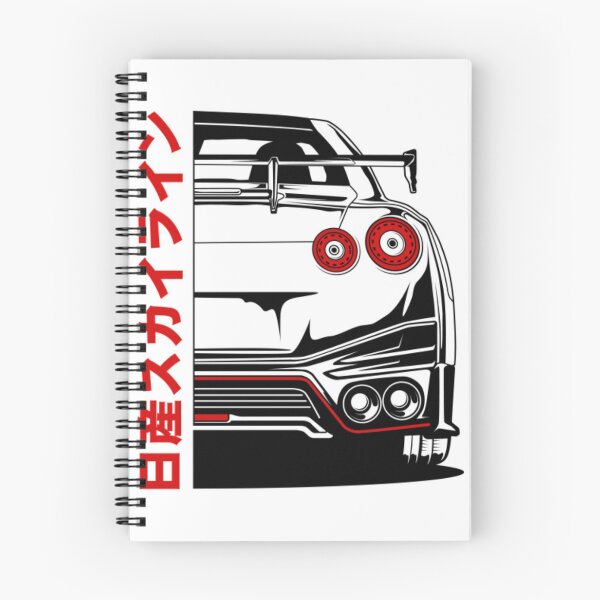 Aperçu de l'œuvre Nissan Gtr Nissan GTR R35 Noir Imprimer créée et vendue par KaAnsDesign.