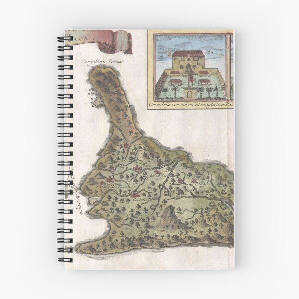 Item preview, Vintage Map of Bali Indonesia (1760) designed and sold by BravuraMedia.