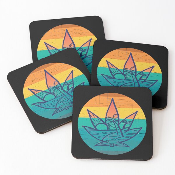 Item preview,  Cannabis Sunset Marijuana Weed Stoner Design designed and sold by Coder-T.