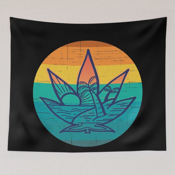 Item preview,  Cannabis Sunset Marijuana Weed Stoner Design designed and sold by Coder-T.
