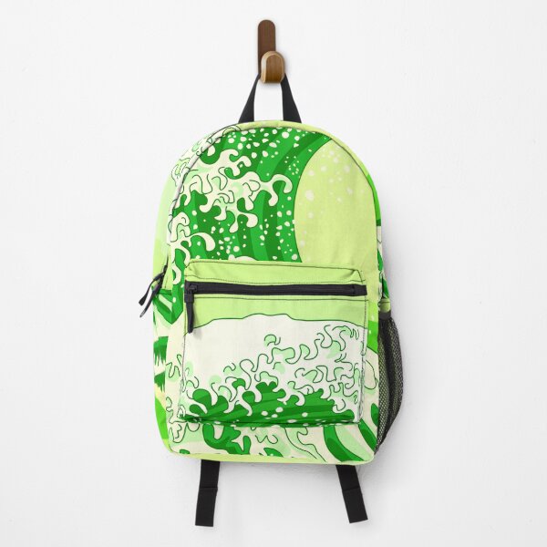 Item preview, Neon Green Great Wave designed and sold by XOOXOO.