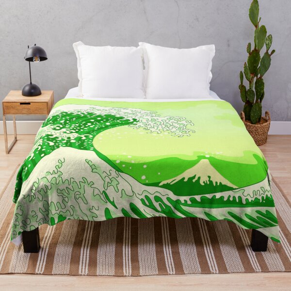 Item preview, Neon Green Great Wave designed and sold by XOOXOO.