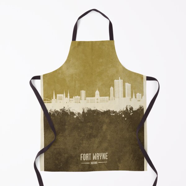 Item preview, Fort Wayne Indiana Skyline designed and sold by ArtPrints.
