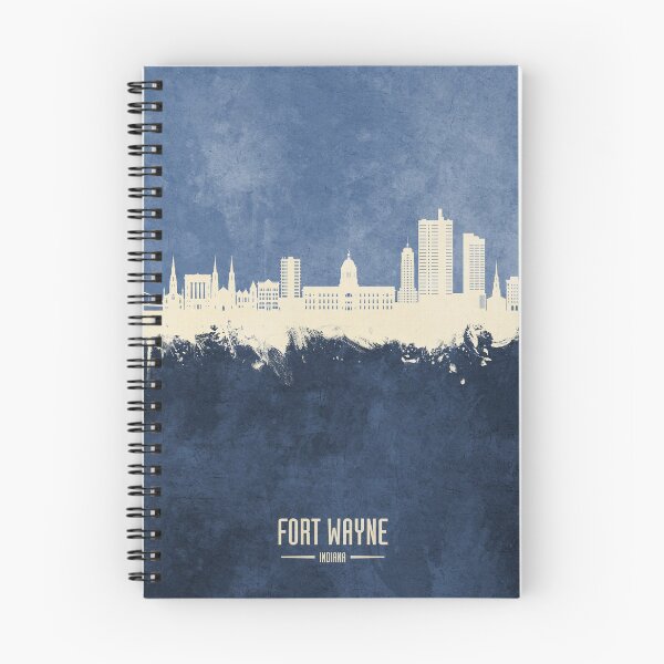 Item preview, Fort Wayne Indiana Skyline designed and sold by ArtPrints.