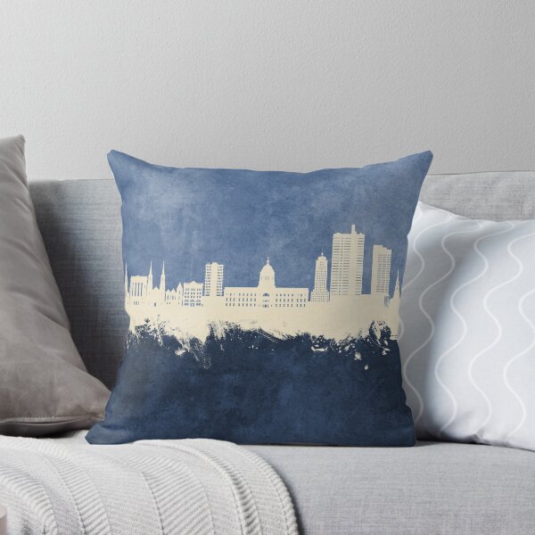 Item preview, Fort Wayne Indiana Skyline designed and sold by ArtPrints.