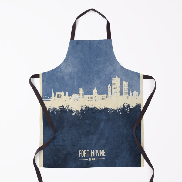 Item preview, Fort Wayne Indiana Skyline designed and sold by ArtPrints.