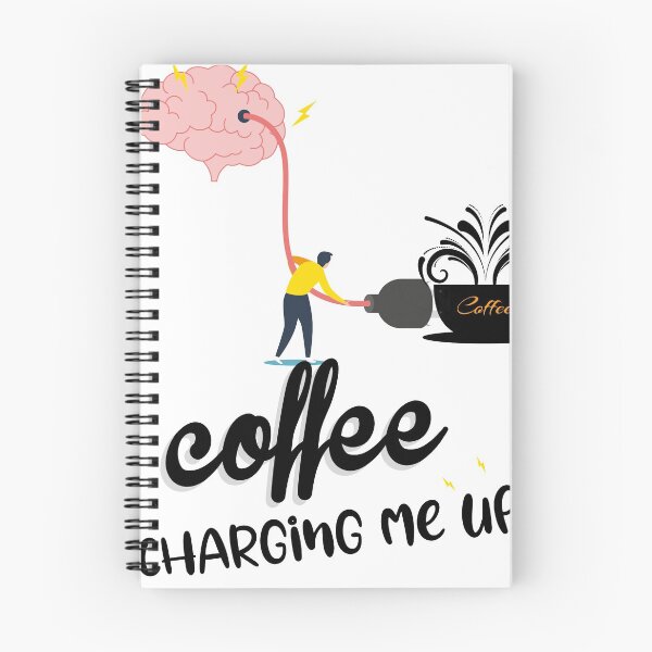 Item preview, Coffee Charging Me Up designed and sold by Fjabi.