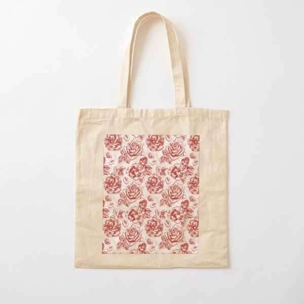 Red roses Cotton Tote Bag