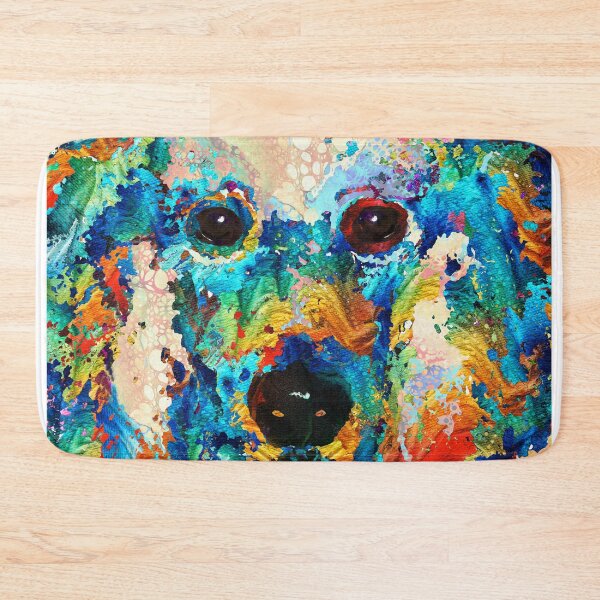 Item preview, Rainbow Color Poodle Dog Art by Sharon Cummings designed and sold by Sharon Cummings Art.