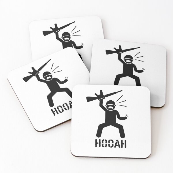 Item preview, Airsoft Military Saying HOOAH designed and sold by AirsoftBD.