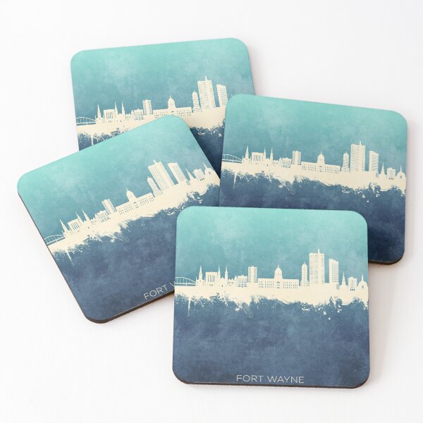 Artikelvorschau, Fort Wayne Indiana Skyline entworfen und verkauft von ArtPrints.