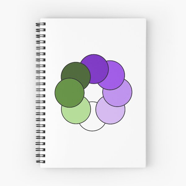 Item preview, Genderqueer round gradient  designed and sold by Enby-Wishes.