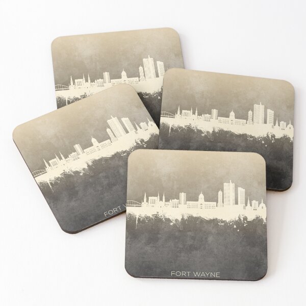 Artikelvorschau, Fort Wayne Indiana Skyline entworfen und verkauft von ArtPrints.