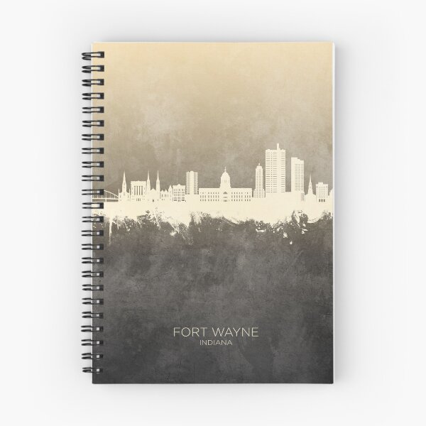 Item preview, Fort Wayne Indiana Skyline designed and sold by ArtPrints.