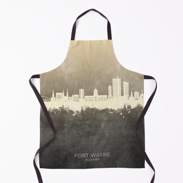 Item preview, Fort Wayne Indiana Skyline designed and sold by ArtPrints.
