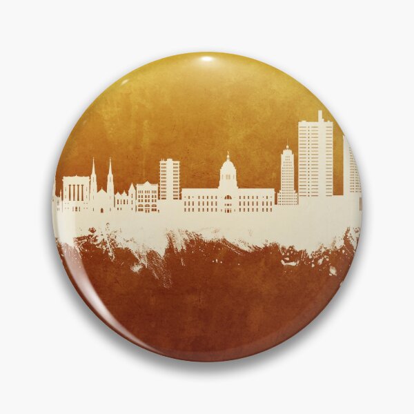 Artikelvorschau, Fort Wayne Indiana Skyline entworfen und verkauft von ArtPrints.