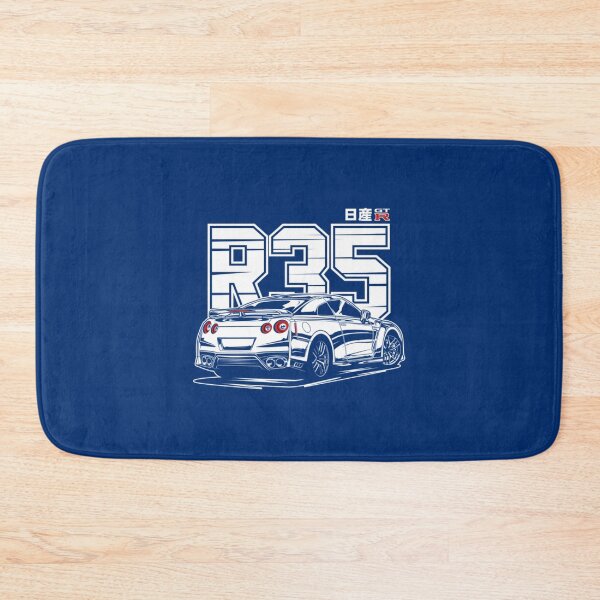 Item preview, Nissan Gtr GTR R35 White Print designed and sold by KaAnsDesign.