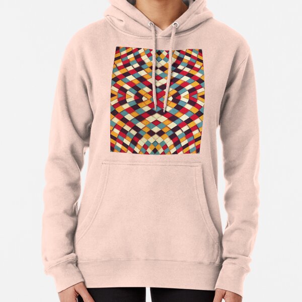 who likes to play with many colors to compose hypnotic works of the most beautiful effect. Pullover Hoodie