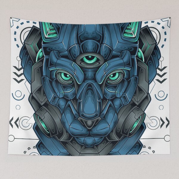 Item preview, Panther Robot Three Eye designed and sold by STICKERSAUCE.