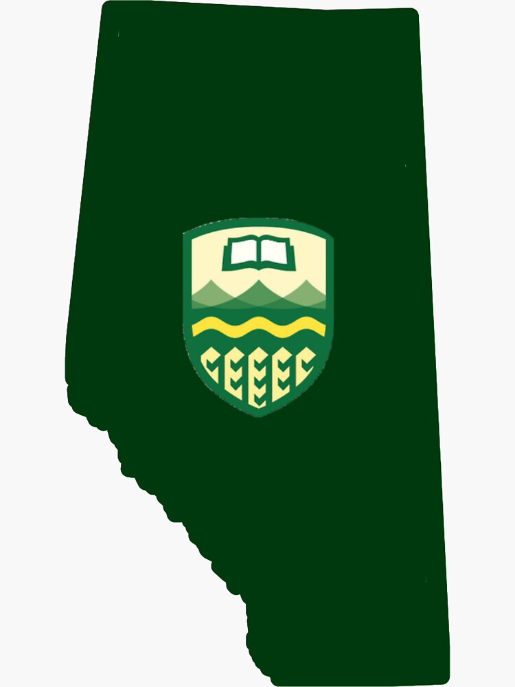 "ualberta map" Sticker by stickersbymx Redbubble