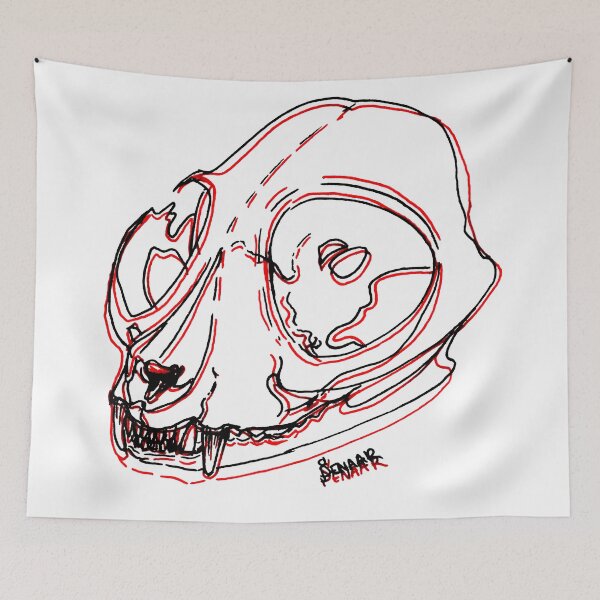 Item preview, Cat skull designed and sold by -Senaar-.