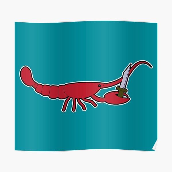 Art Mural Sur Le Theme Blague De Homard Redbubble