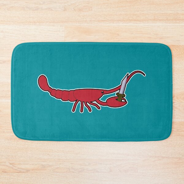 Item preview, Agro Lobster - Funny Crustacean armed with a knife edgy joke designed and sold by leftpointshirts.