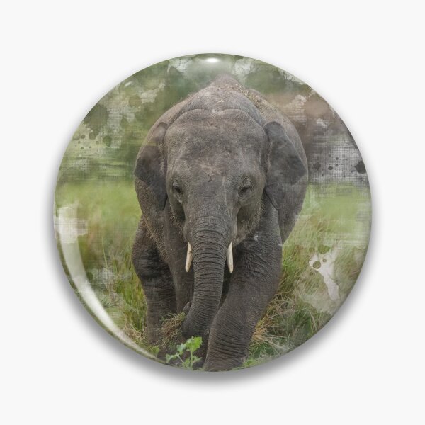 Item preview, Baby Elephant tusker in the wild  designed and sold by Soban Raj.