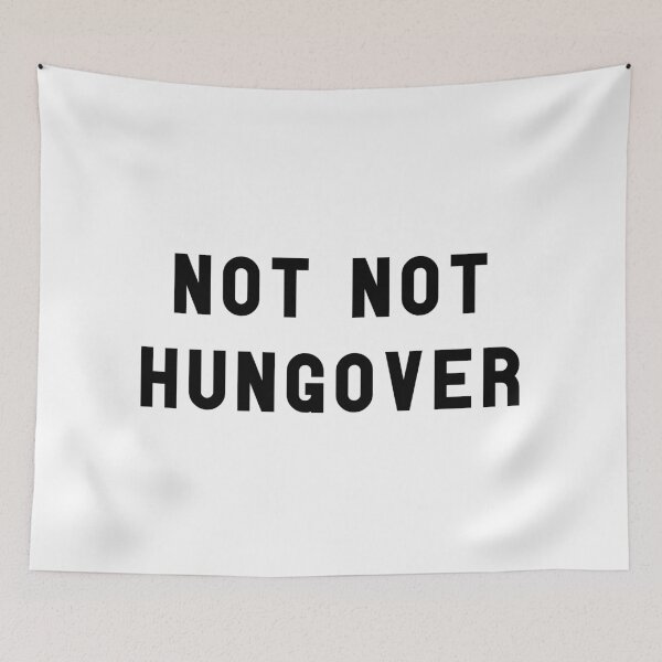 Item preview, not not hungover designed and sold by Claire Dougherty.