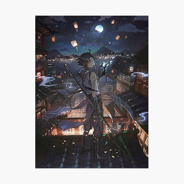 Genshin Impact Xiao (Art Design) Photographic Print