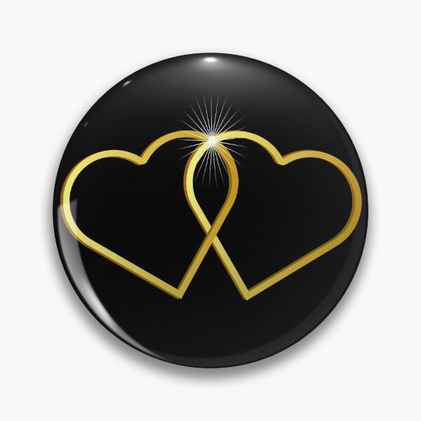 Item preview, Joined Gold Hearts designed and sold by BleuSky.