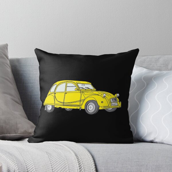 Item preview, Yellow duck Döschwo car retro gift designed and sold by 2CV-Oldtimers.